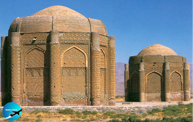  The Kharāghān twin towers, built in Iran in 1053 to house the remains of Seljuq princes