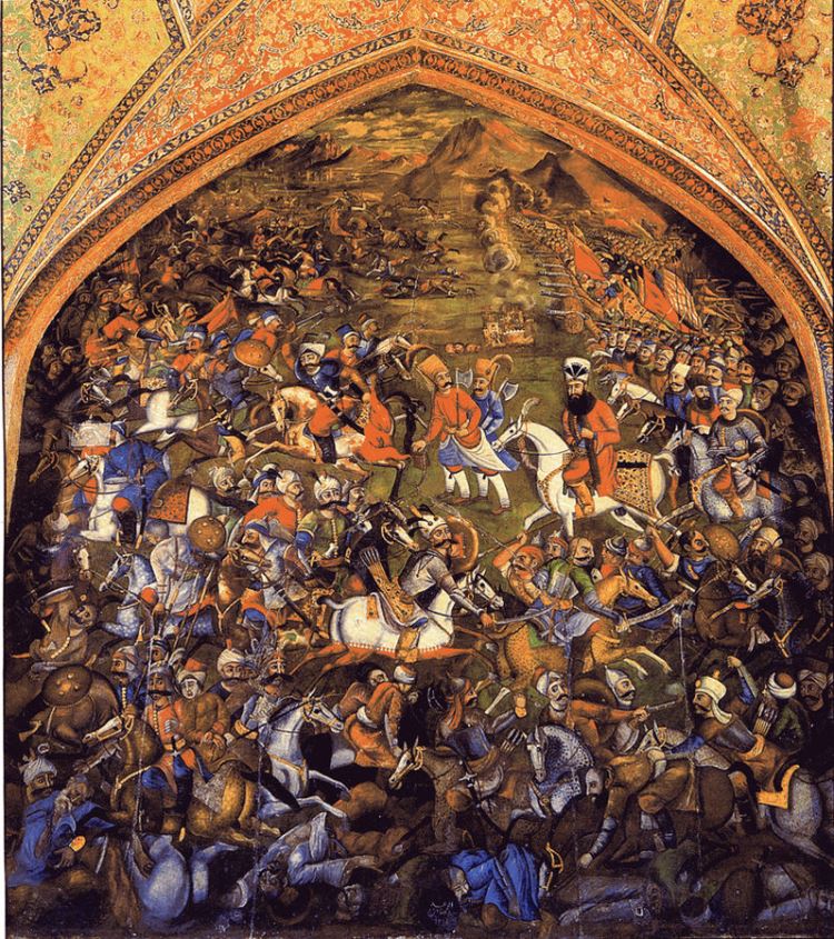 The Painting of Chehel Sotoon Palace Isfahan