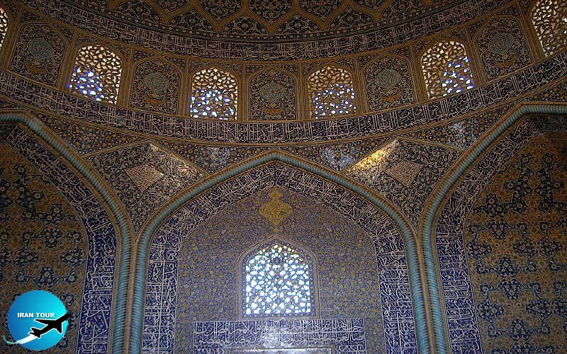 The tile work of sheikh Lotfolah mosque