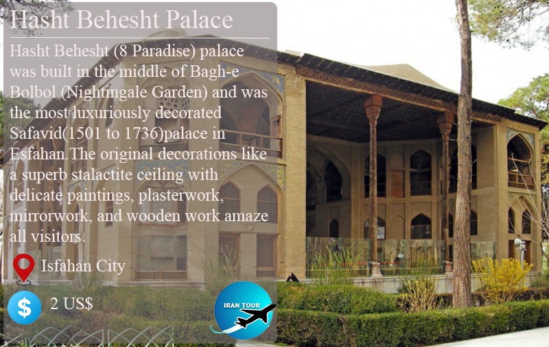 Hasht Behesht Palace, a Safavid Palace in Isfahan