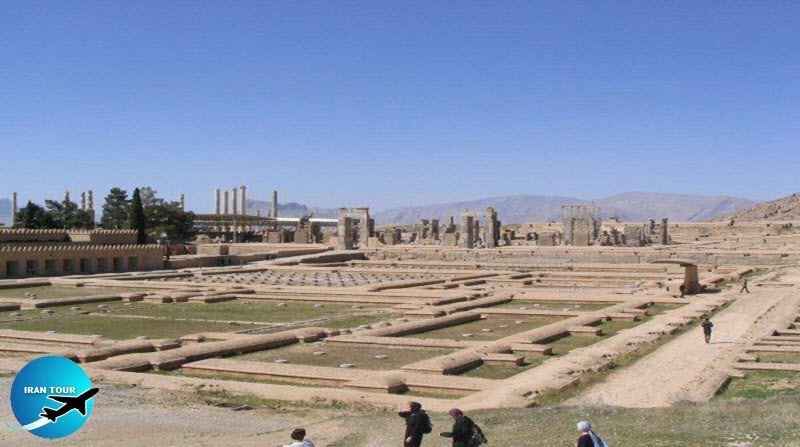 General View f Persepolis and The Treasury