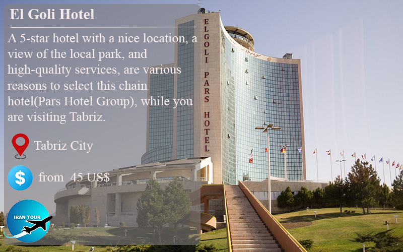 Pars Tabriz Hotel with its revolving restaurant
