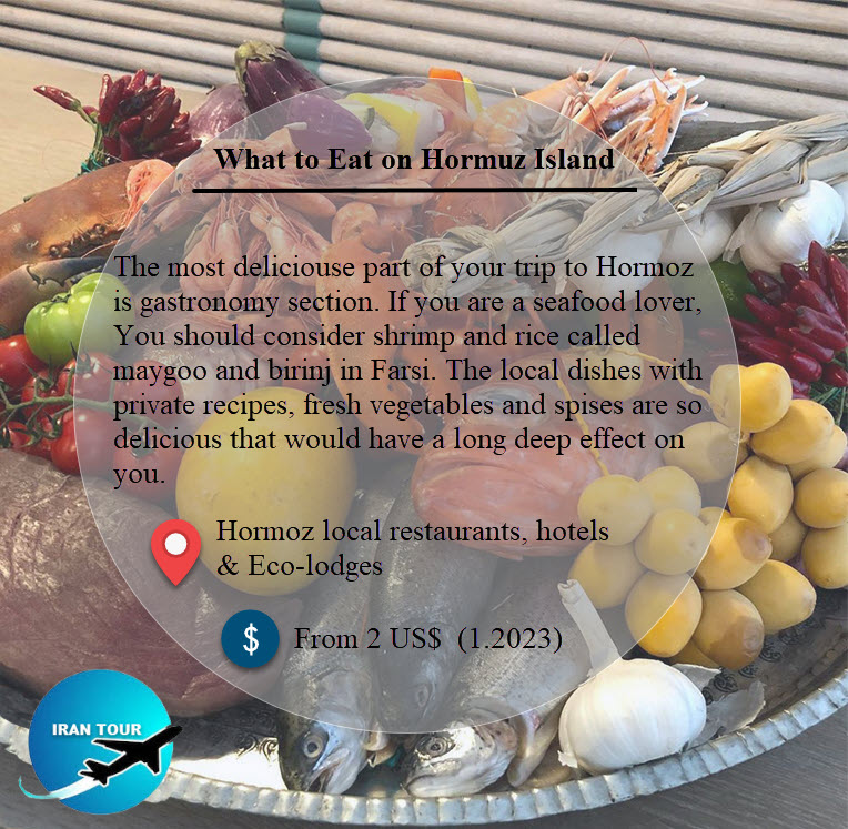 What to eat in Hormoz island