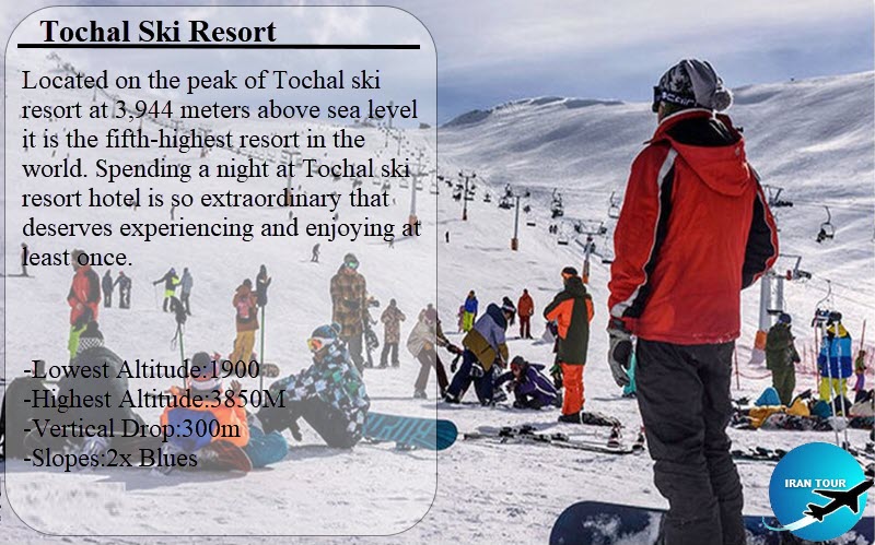 Tochal is the closest ski resort complex to Tehran