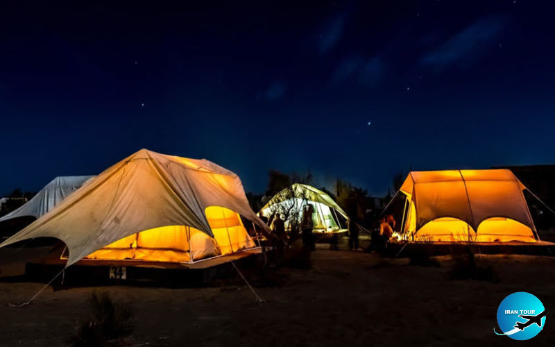 Overnight at a Desert Camp