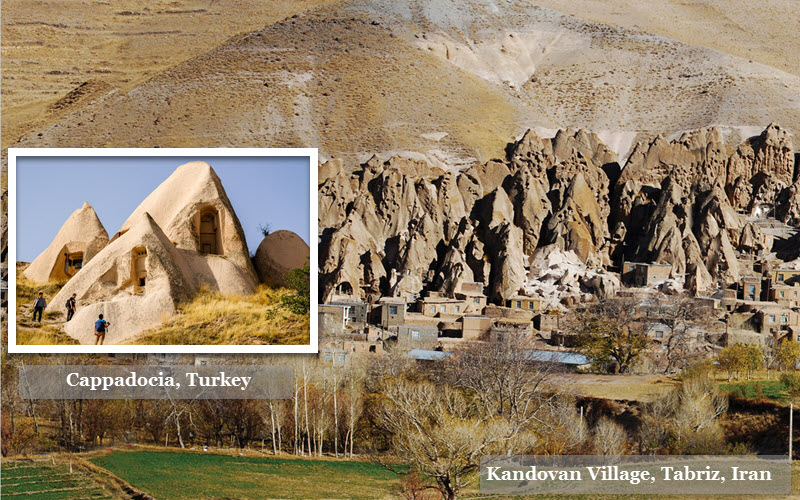 Kandovan Rocky Village, Tabriz & Capadocia, Turkey